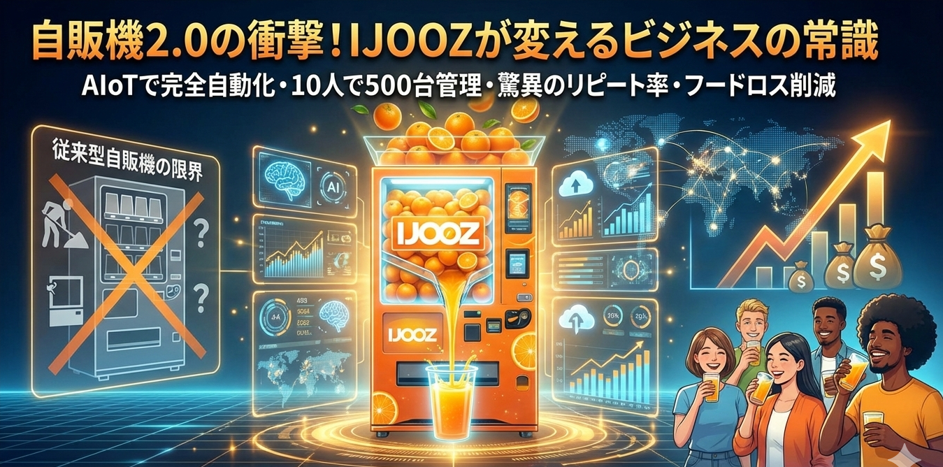 【最先端自販機ビジネス】オレンジジュースビジネスが面白い