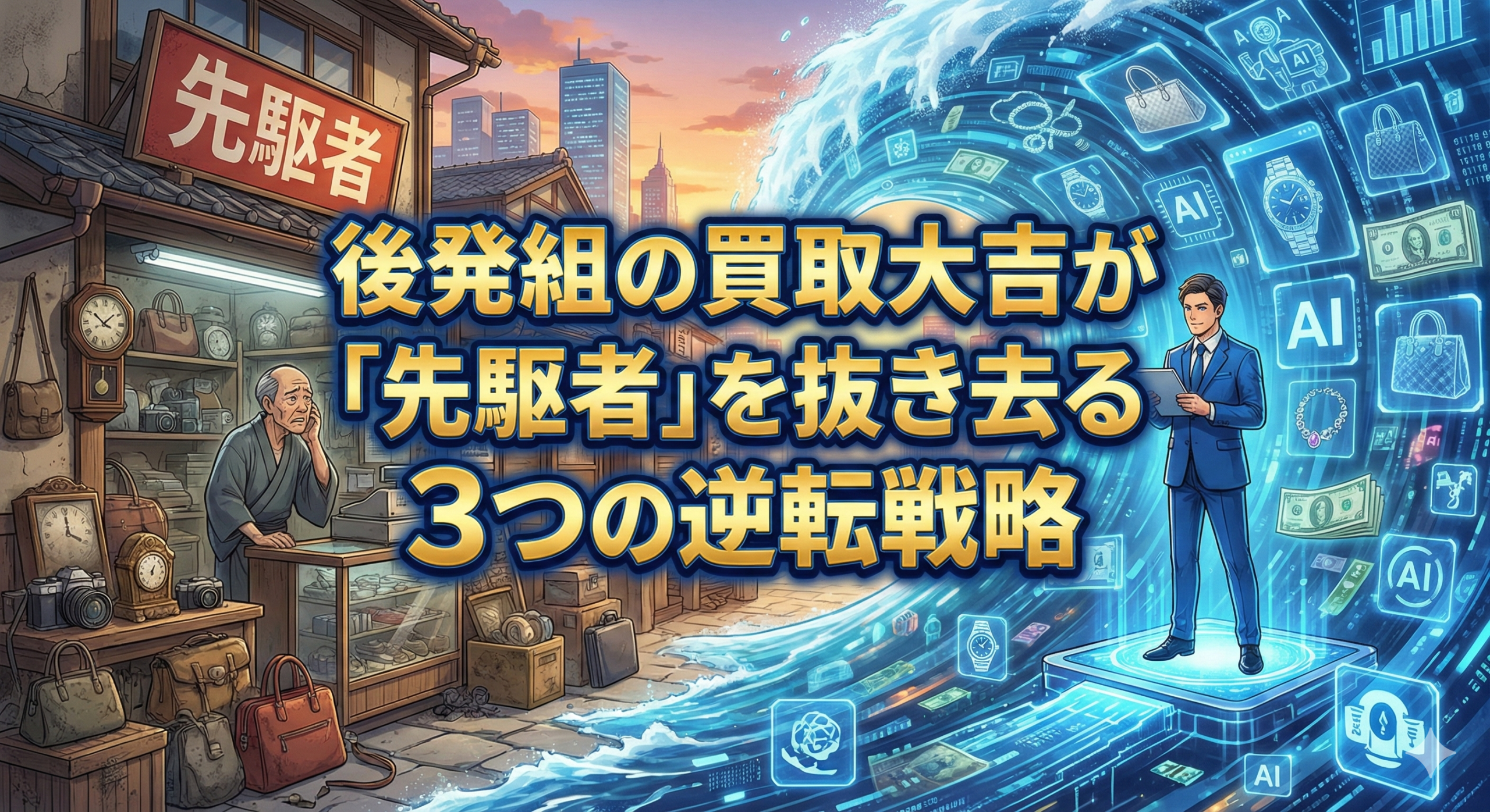 後発組の買取大吉が「先駆者」を抜き去る3つの逆転戦略